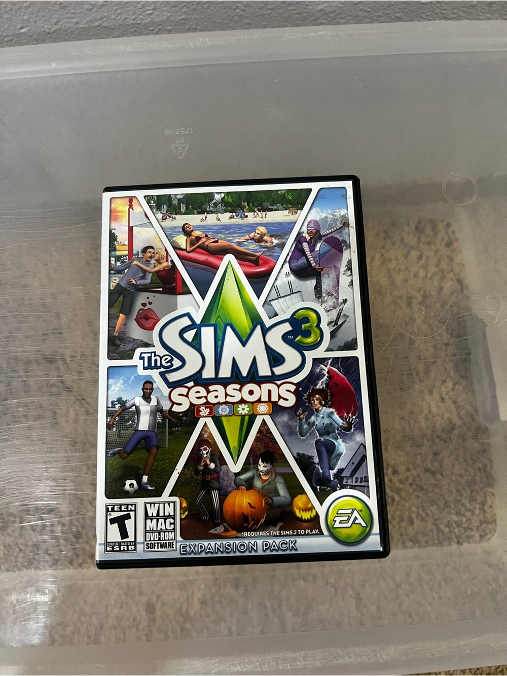 The Sims 3 Seasons Expansion Pack - EA - White/Green Cover